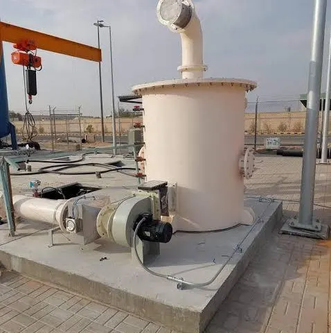 وحدة فلتر روائح مع مروحة شفط